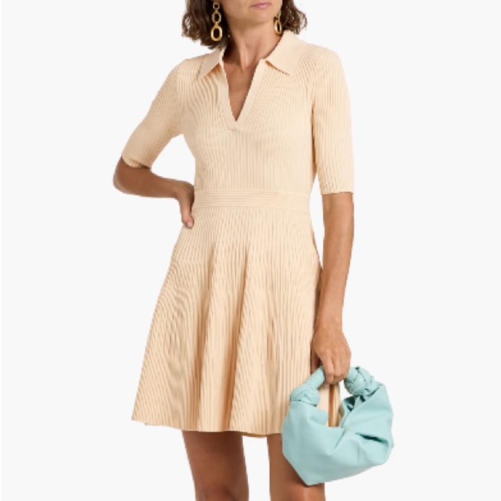 SIMKHAI Collared Mini Dress